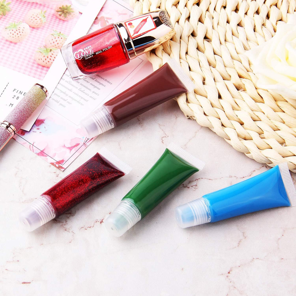 110Pcs 10Ml Empty Tubes Lip Empty Lip Gloss Containers for Lip Gloss Balm Cosmetic